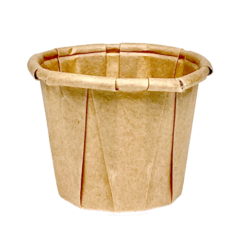 Kraft Paper Saucer 0.75Oz - 22ml - Package 250 units