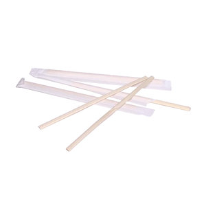 140mm  Bamboo Coffee Stirrer Emb Individually - Complete Box 5000 units