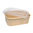 Caja de Cartón Rectangular Kraft 750ml con Tapa PP - Caja Completa 150 unidades