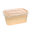 Caja de Cartón Rectangular Kraft 1000ml con Tapa PP - Caja Completa 150 unidades