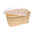 Caja de Cartón Rectangular Kraft 1000ml con Tapa PP - Caja Completa 150 unidades