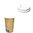 7oz White Cardboard Cup - EU Marking