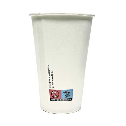 Vaso Cartón Blanco 350 ml (12Oz) Caja Completa 1000 Unidades