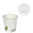 Hot Drinks Paper Cups 210ml (7Oz) w/ White Lid ToGo - Pack of 50 units
