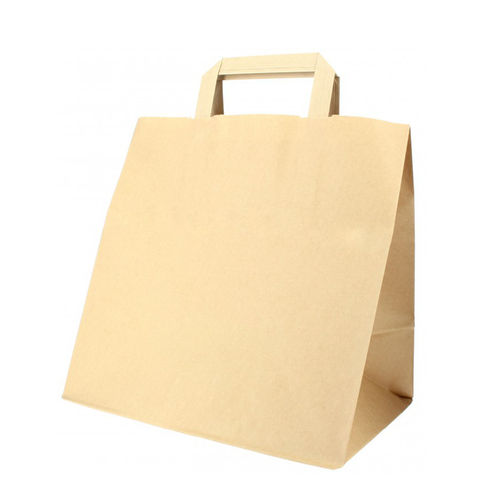 Saco de papel kraft asa plana 28x17x29- Pacote 50 unidades