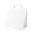 White paper bag with flat handle 28x17x29 - Box of 250 units