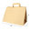 Flat handle kraft paper bag 32x17x34 - Complete Box 250 units