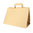 Flat handle kraft paper bag 32x17x34 - Pack of 50 units