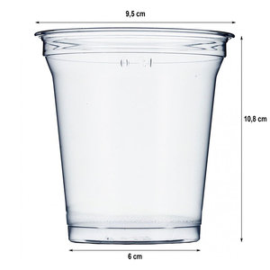 Disposable cup transparent plastic cup 35-350ml can be customized