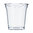 RPET Plastic Cup 12oz - 350ml With Closed Flat Lid - Complete Box 800 units
