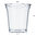 RPET Plastic Cup 16oz - 475ml With Flat Cover With Cross - Complete Box 800 units