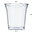 Gobelet Plastique RPET 20oz - 650ml Avec Couvercle Dôme Avec Croix - Paquet de 50 unités