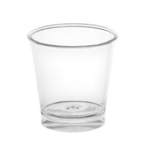 Plastic Cup SHOT Smooth 30ml (PP) Without Cover - 100 Units