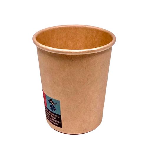 Vaso Carton Café Vending 110ml (4Oz) 100% Kraft - Paquete 50 Unidades