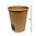 Cardboard Cup 192ml (6/7Oz) 100% Kraft w/Lid w/Hole "To Go" Black - Box 1000 Units