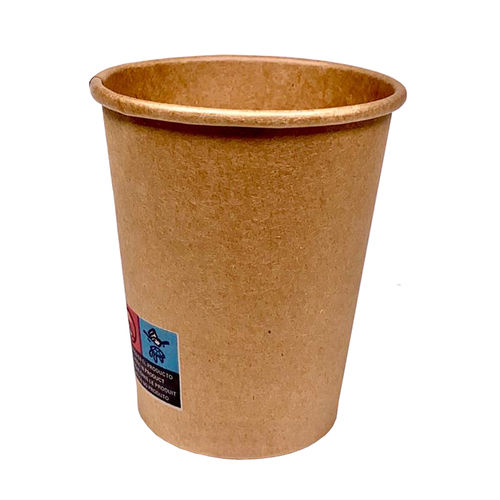 Vaso de Cartón 350ml (12Oz) 100% Kraft – Paquete de 50 unidades