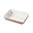 Plateau Sushi Kraft 180x130 Avec Couvercle - Pack 25 unités