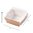 Plateau Sushi Kraft 85x85 Avec Couvercle - Pack 25 unités