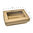 Barquette Kraft 180x130x50 Avec Couvercle - Pack 25 unités