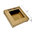 Kraft Tray 13x13x5 With Lid - Pack 25 Units