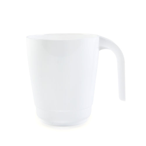 Caneca Inquebrável 330ml RB (PC) Branco - Caixa 6 Unidades