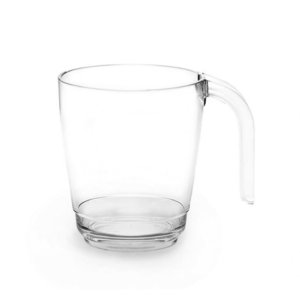 Caneca Inquebrável 330ml RB (PC) Transparente - Caixa 6 Unidades