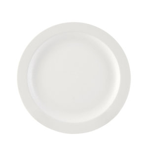 Plat 24cm de diamètre RB incassable (PC) Blanc - Boîte 6 Unités