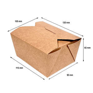 Caja Take Away 1800ml - Embalaje 50 Unidades