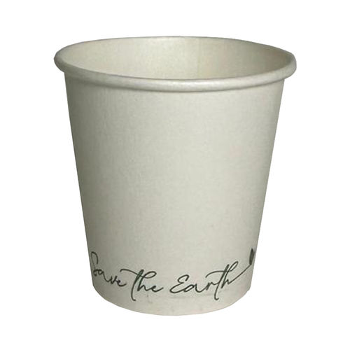 Vaso Cartón Blanco 90ml (3OZ) "Save the Earth" - Embalaje 50 Unidades