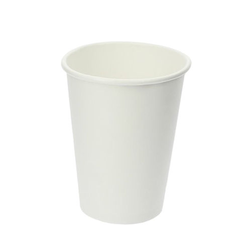 Paper Cups Vending 210ml (7Oz) White w/Lid w/Hole "To Go" White - Pack of 50 Units