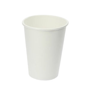 Paper Cups Vending 210ml (7Oz) White w/Card Cover - Box of 1000 Units